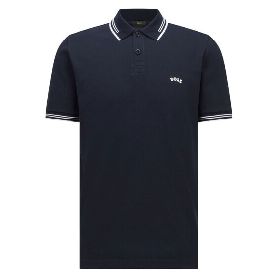 BOSS Paul Curved short sleeve polo