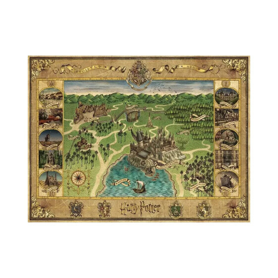 Puzzle Karte von Hogwarts
