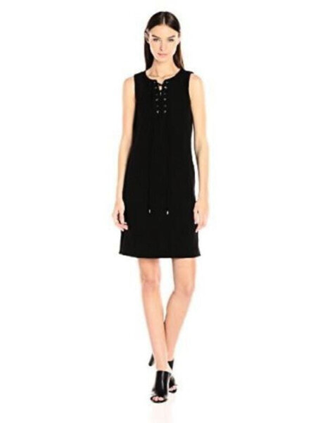Платье женское Calvin Klein Lace Up Sheath Черное размер 14