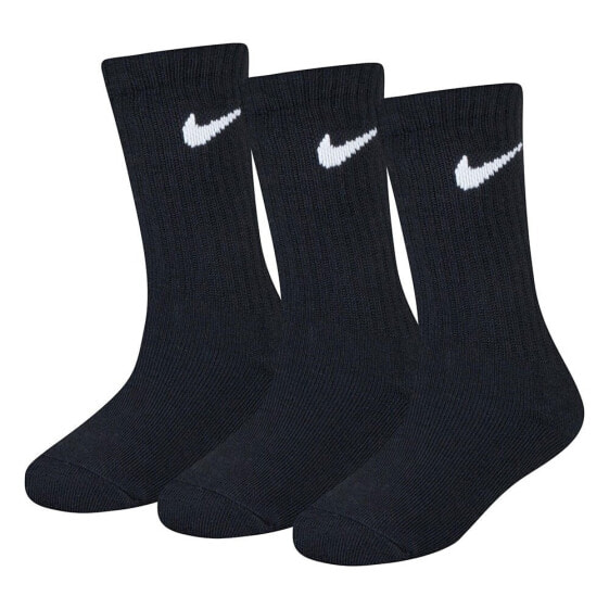Носки спортивные Nike NIKE KIDS Basic Pack Crew 3Pk Socks черные