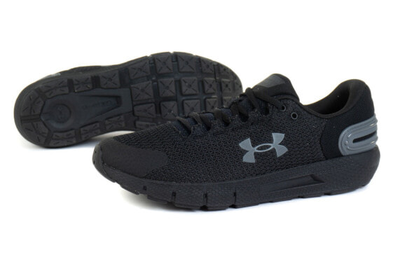 Мужские кроссовки спортивные для бега черные текстильные низкие Under Armour 3024735-001