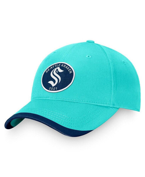 Branded Men's Light Blue Seattle Kraken Fundamental Adjustable Hat