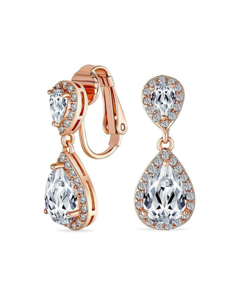 Серьги Badgley Mischka Diamond Heart-Cutcoreviva 4 ct. Tide Gold.