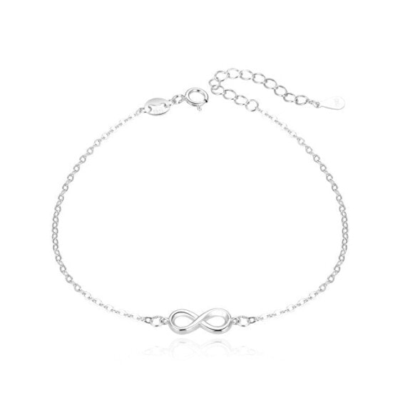 Silver bracelet with infinity symbol AGB404 / 21