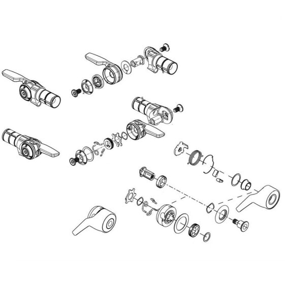 SRAM Time Trial Shifter Screw Kit Front/Rear