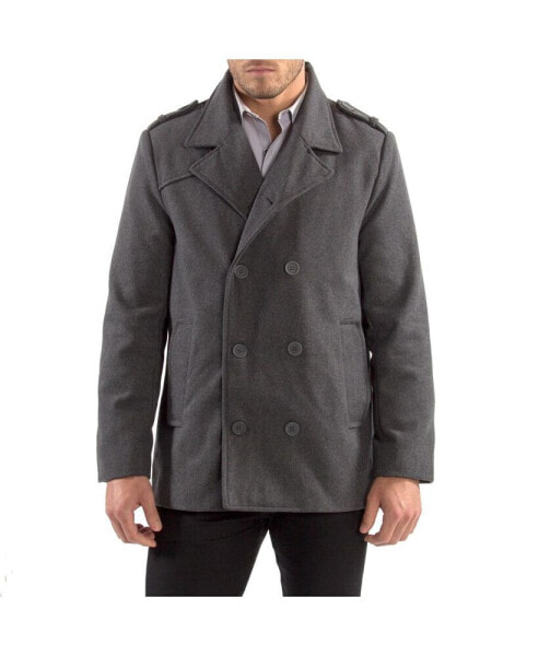 Пальто мужское Alpine Swiss Jake из шерстяного смеси, двубортное, пиджак проход.