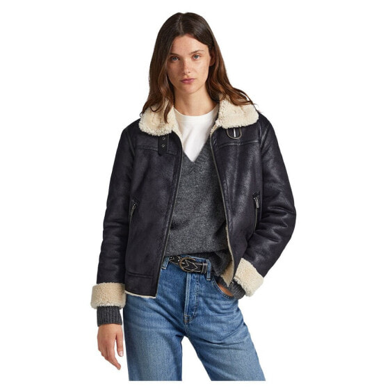 PEPE JEANS Ruth leather jacket