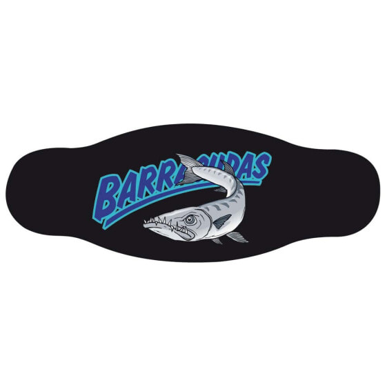 BEST DIVERS Neoprene Mask Strap Barracudas Double Velcro Tape