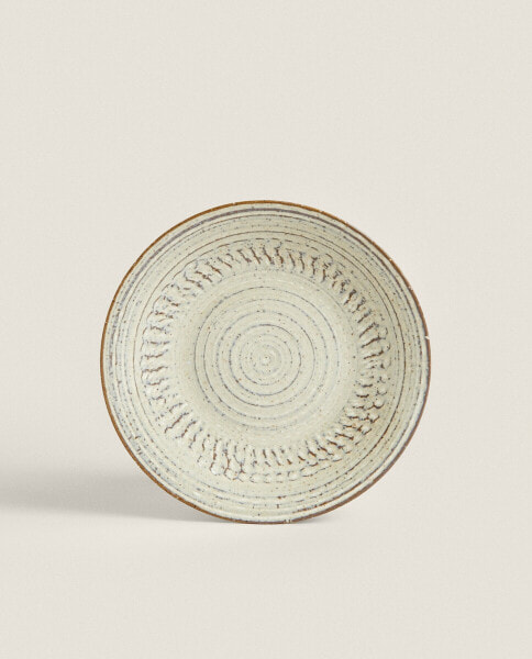 Stoneware dessert plate