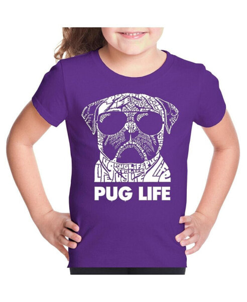 Футболка LA Pop Art Pug Life Girls