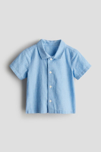 Short-sleeved Cotton Shirt