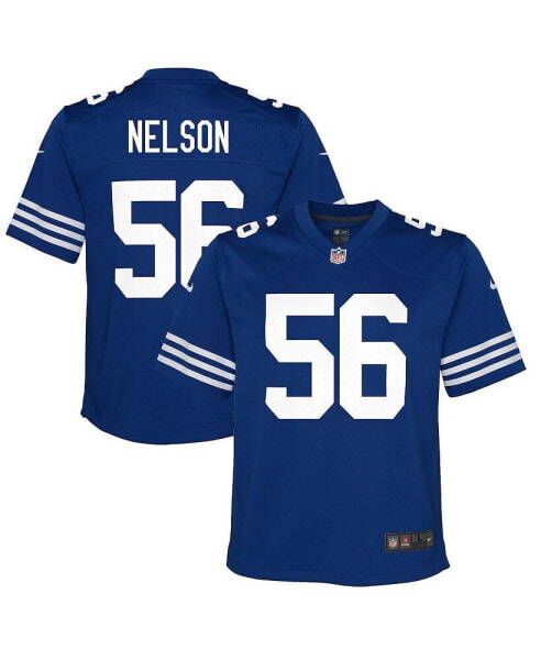 Футболка для малышей Nike Quenton Nelson синего цвета, Indianapolis Colts.