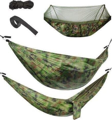 Malatec Hamak turystyczny Santiago Army 260x140cm Net