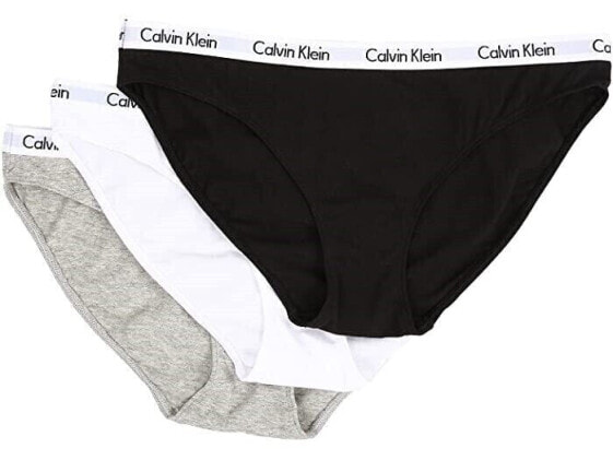 Трусы Calvin Klein Carousel 3-Pack бикини для женщин 258059 размер X-Small