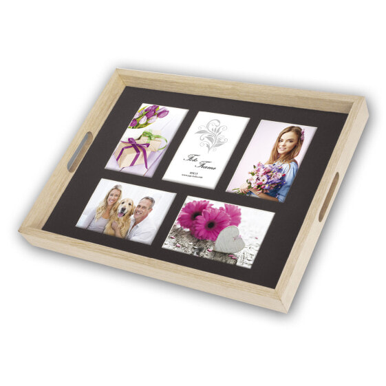 Zep Natural - Wood - Natural - Multi picture frame - Wall - 10 x 15 cm - Rectangular