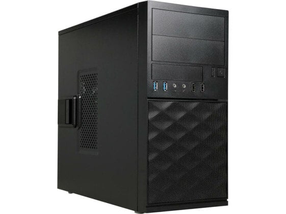 IN WIN Black Mini Tower Computer Case MicroATX Form Factor EFS052.CH450TB3