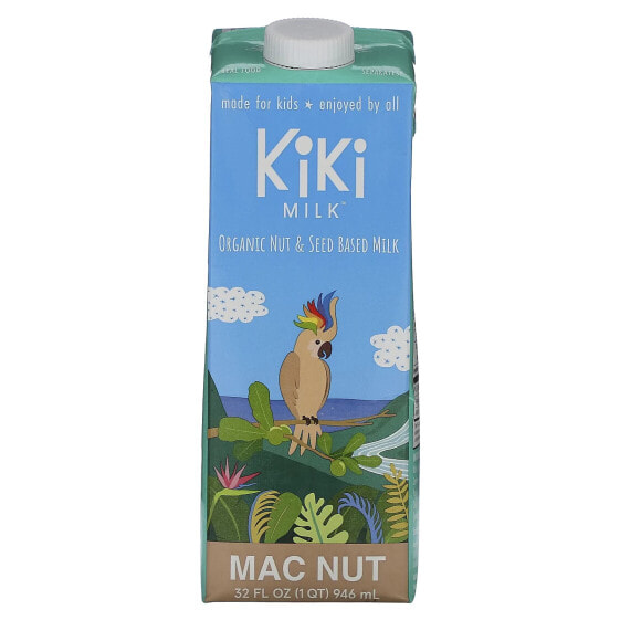 Organic Nut & Seed Based Milk, Mac Nut, 32 fl oz (946 ml)