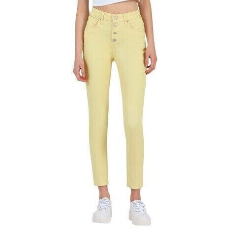 Levi's 721 Women's High Rise Skinny Jeans size 26 x 30 Yellow, Hypersoft NEW