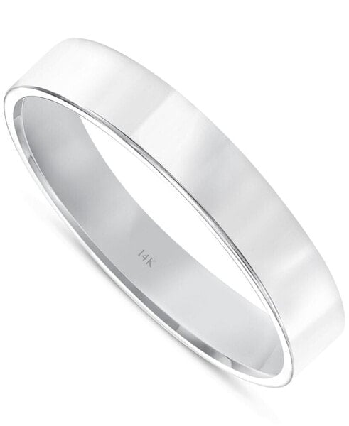 Flat Profile Comfort Fit Wedding Band in 14k Gold