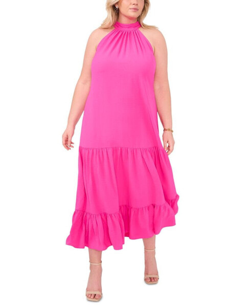 Plus Size Tiered Maxi Dress