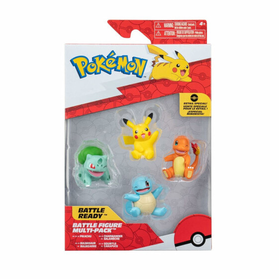 Фигурка Pokemon Figure Kanto 5 cm 4 Pieces.