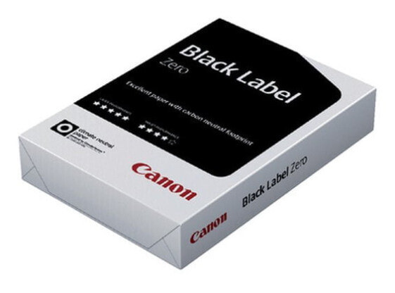 Canon Black Label Zero FSC - Laser/Inkjet printing - A4 (210x297 mm) - 500 sheets - 80 g/m² - White - 107 µm
