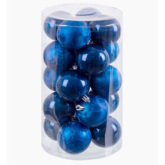 Елочные шарики Синий Пластик 6 x 6 x 6 см (20 штук)
