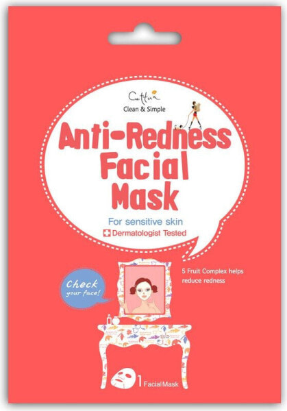 Cettua Anti-Redness Facial Mask maska niwelująca zaczerwienienia