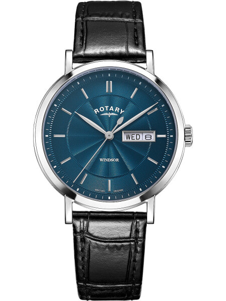Наручные часы Calvin Klein Men's Three Hand Black Stainless Steel Bracelet Watch 44mm