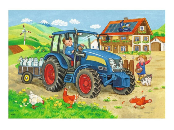 Puzzle Baustelle 2x12 Teile