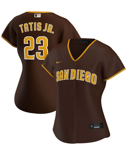 Блузка Nike женская Fernando Tatis Jr. коричневая Padres Road Replica Player Jersey