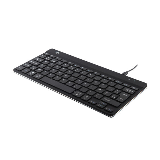 R-Go Tastatur Compact Break BE-Layout schwarz - Keyboard - AZERTY