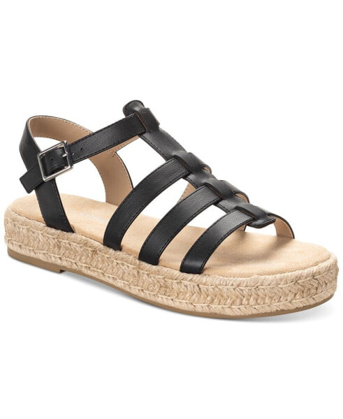 Women's Rykerr Fisherman Espadrille Flatform Sandals, Created for Macy's