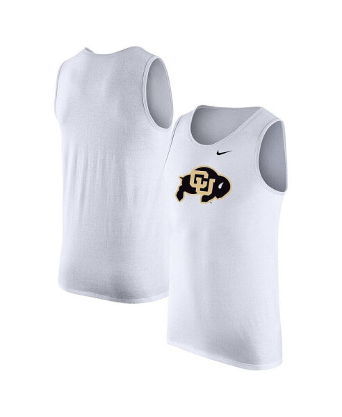 Men's White Colorado Buffaloes Tank Top