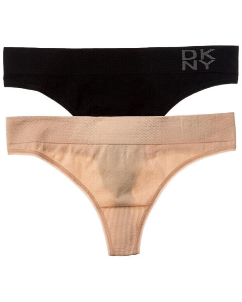 Dkny Set Of 2 Energy Seamless Thong Women's