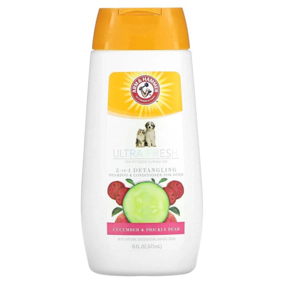 2-in-1 Detangling Shampoo & Conditioner For Dogs, Cucumber & Prickly Pear, 16 fl oz (473 ml)