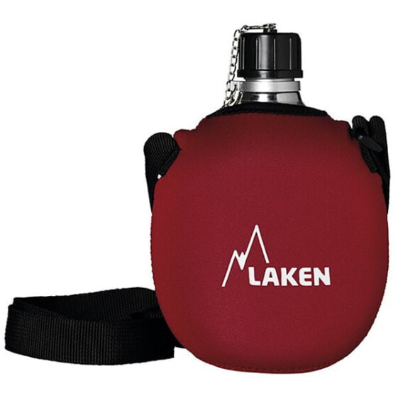 LAKEN Aluminium Cantee 1L With Neoprene Cover And Shoulder Strap