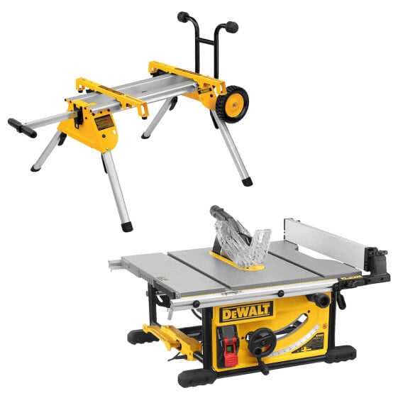 Dewalt Tischkreissäge DWE7492 250 mm 2000 W mit Sägeblatt + Untergestell DE7400