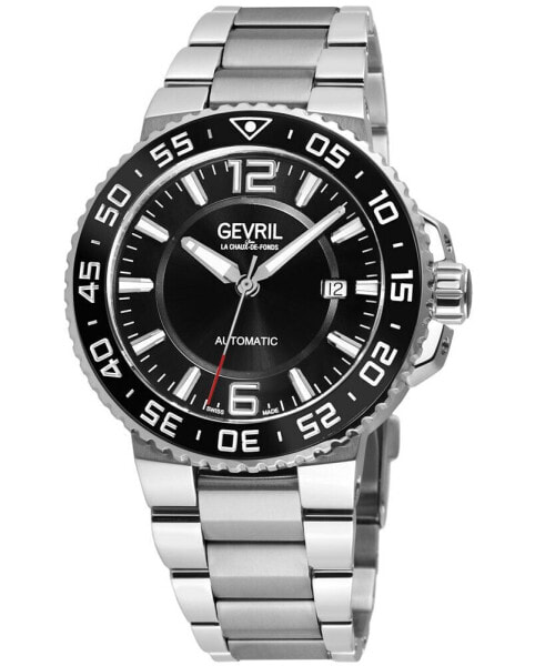 Часы Gevril Riverside Stainless Steel 42mm