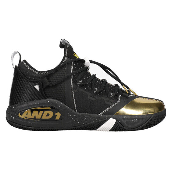 AND1 Attack 2.0 Basketball Mens Black Sneakers Athletic Shoes AD90028M-BHY