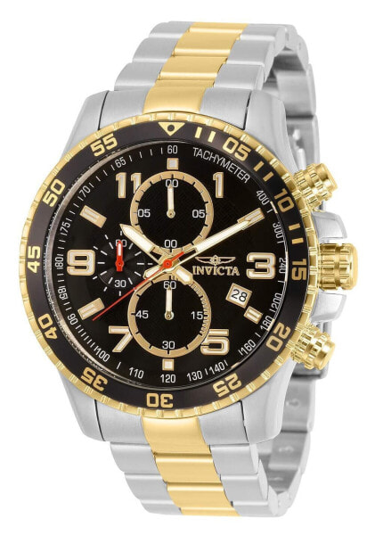 Invicta Men's Specialty Chronograph Textured Dial Stainless Steel Watch 45mm