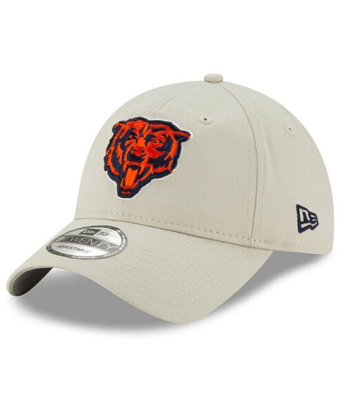 Men's Khaki Chicago Bears Head Playmaker 9TWENTY Adjustable Hat