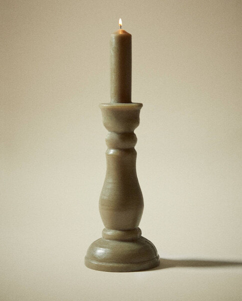 Basilicum scented candlestick candle