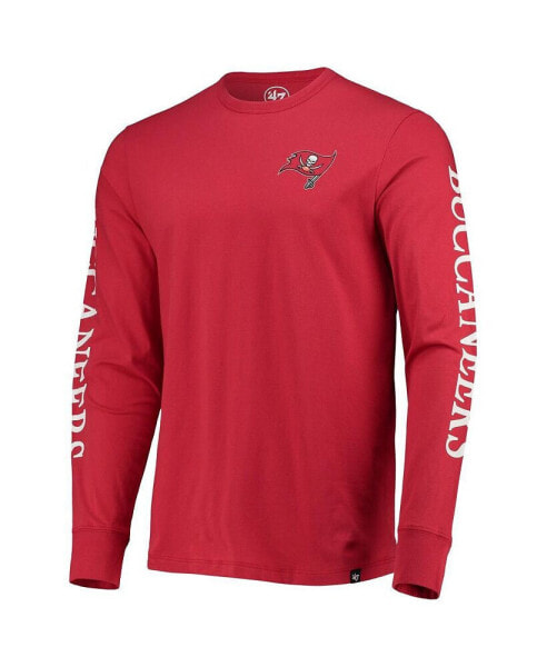 Men's Red Tampa Bay Buccaneers Franklin Long Sleeve T-shirt