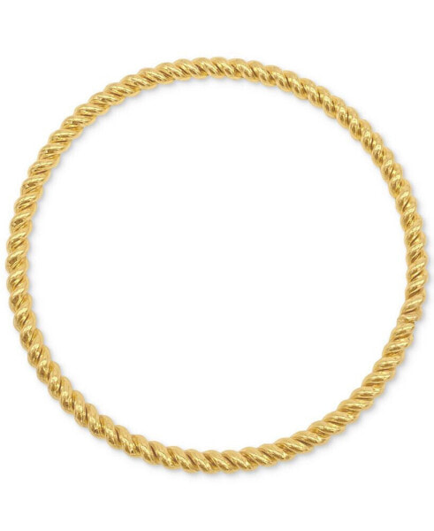 Браслет ADORNIA 14k Gold-Plated Rope-Look Bangle