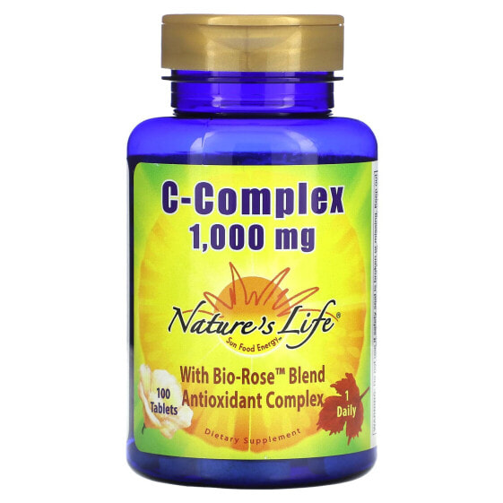 Nature's Life, комплекс с витамином С, 1000 мг, 100 таблеток