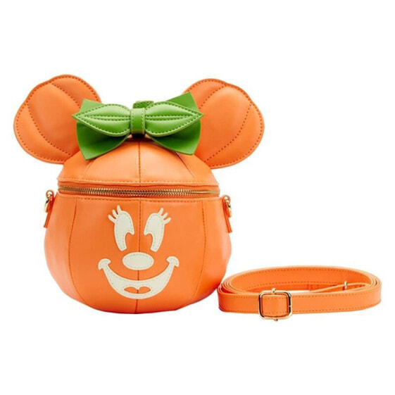 LOUNGEFLY Pumpkin Mickey Shoulder Bag