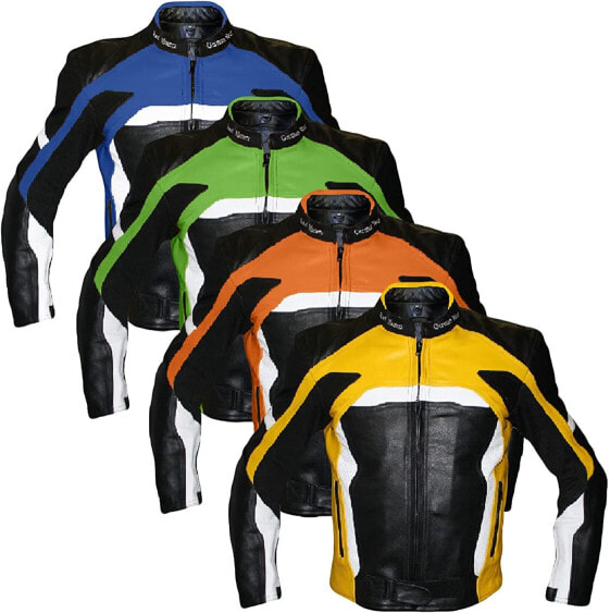 German Wear Leather Motorcycle Jacket