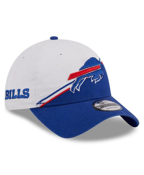 Men's White, Royal Buffalo Bills 2023 Sideline 9TWENTY Adjustable Hat