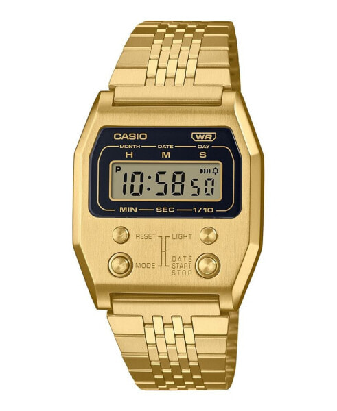Часы CASIO Digital Gold-Tone Stainless Steel Watch